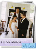 Father Milton, featured in the knot magazine
